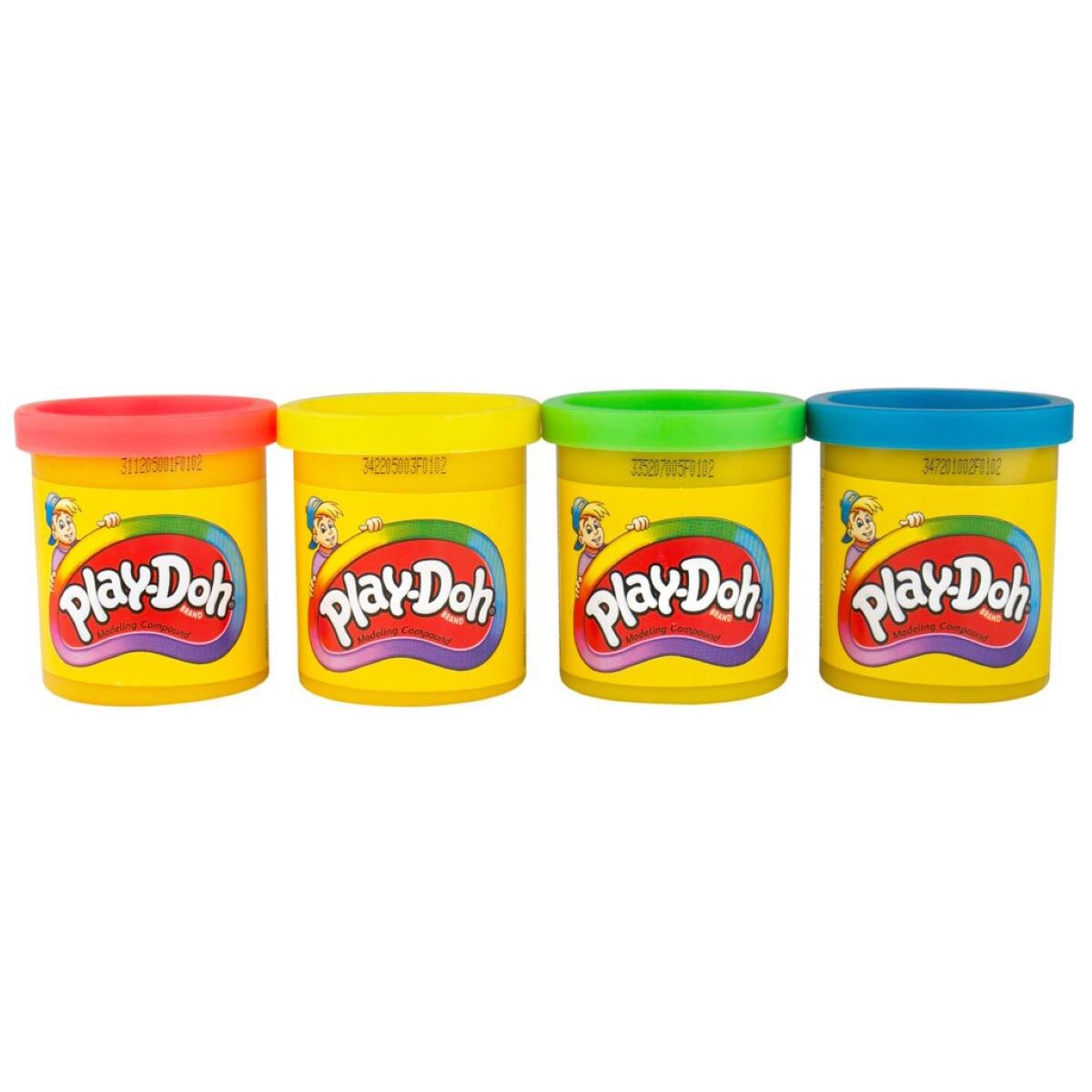Masilla Play-Doh 8 onz 4 colores